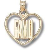 Florida A&M Univ Famu Heart Pendant (10kt)