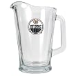 Edmonton Oilers NHL 60oz Glass Pitcher - Primary Logo by Great American Products
