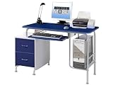 Image of Review Buy US Smart Student Desk - Blue/Silver (Blue/Silver) (30"H x 52"W x 23"D) Lower Price US, RTA Products