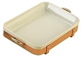 Review Mauviel 4233.70 / Mauviel Cupretam Pour la Table 14-1/2-by-10-1/2-Inch Rectangular Porcelain Dish with Support