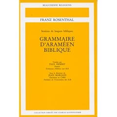 Grammaire d'aram�en biblique