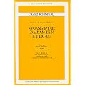 Grammaire d'aram�en biblique