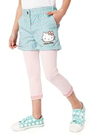 Hello Kitty Cotton Rich Shorts & Leggings Outfit