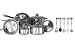 17 pcs Innova 18/10 Stainless Steel Cookware Set with Lids & Tools