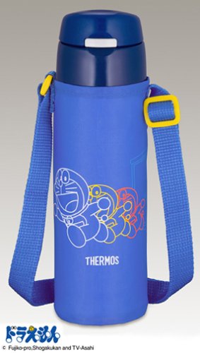 THERMOS 真空断熱ストローボトル ドラえもん ブルー FDR-550FD BL