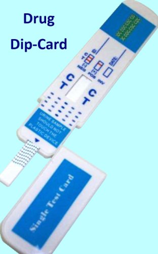 Marijuana Drug Test (THC) Single Dip Card FDA Approved (E Case of 25 Dip-Cards)