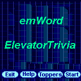 emWord Elevator Trivia downloadable Software