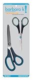 Barbara K BK12194 2 Piece Scissors Set 8-5/8-Inch Scissor with 4-3/4-Inch Blade and Small 6-1/4-Inch Scissor with 3-3/4-Inch Blade