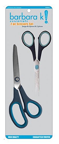 Tools: Barbara K BK12194 2 Piece Scissors Set 8 5/8 Inch Scissor with 4 3/4 Inch Blade and Small 6 1/4 Inch Scissor with 3 3/4 Inch Blade