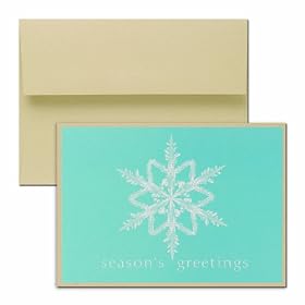 Holiday Flakes - Recycled Content Boxed Holiday Christmas Cards