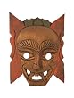Handmade 'Devil With Fangs' Tribal Mask Wall Hanging (Thailand)