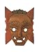 Handmade 'Devil With Fangs' Tribal Mask Wall Hanging (Thailand)