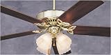 Emerson Fans CF711PB Builder Plus Fan - Polished Brass Builder Ceiling Fan 50 Blade Span