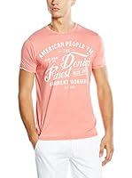 American People Camiseta Manga Corta Thomas (Coral)