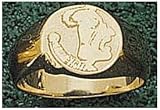 LogoArt Florida State Seminoles 10K Gold Team Logo Size 6 3/4 Ring