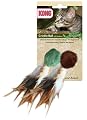KONG Naturals Crinkle Ball with Feathers Cat Toy (Colors Vary) by Kong