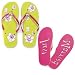 Orchid Just Married Flip Flops