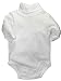 Baby : Turtle Neck Long Sleeve Onezie Bodysuit by Baby's Own - White - 6 Mths
