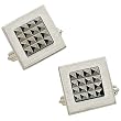 Square Shaped, Stainless Steel Cufflinks