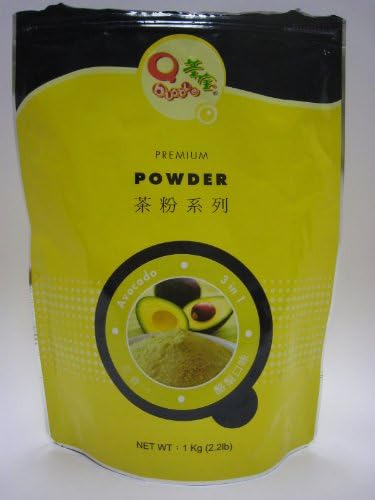Qbubble Avocado Flavor "3 in 1" Bubble Tea Powder - 2.2 Lb