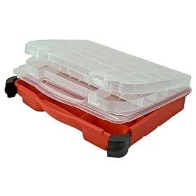 Plano Molding 5231 Double Cover Stow N Go Organizer, Porche Red by Plano