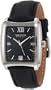 Nautica Men's N07546 Leather Square Analog  Watch
