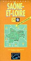 Saone et Loire (French Department Maps S)