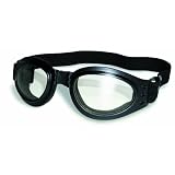 Adventure Clear Mirror Lens Goggles Motorcycle Riding Goggle by Global Vision Eyewear