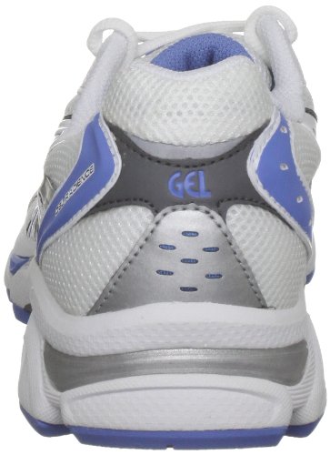 ASICS Women's Gel Radience White/Lavender/Lightning Trainer T1F5N 0124 5 UK