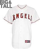 Los Angeles Angels of Anaheim Big & Tall Home White MLB Replica Jersey