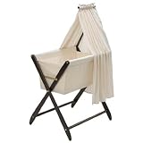 Cariboo Earth Folding Bassinet Set - Espresso