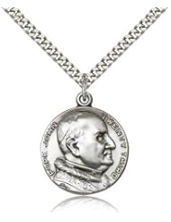 St. Pope John Xxii Medal, Sterling Silver