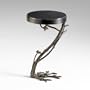 Marcellea Faux Bois Tree Root Sculpted Side Table