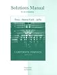 Solutions Manual to accompany Corporate Finance