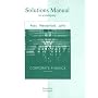 Solutions Manual to accompany Corporate Finance