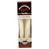 Flavored Cocoa Or Coffee Candy Stirrers 2 Boxes - All Natural Gluten Free Handmade By Hammonds Candy (Vanilla)