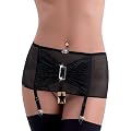 Eros Veneziani Transparenter Strapsg�rtel mit Strapshaltern + Str�mpfe, No 2750, schwarz