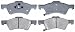 Raybestos SGD857M Service Grade Disc Brake Pad Set