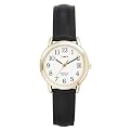 Timex Lady Large Numbers Watch with Date - Black Strap