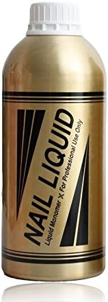 Empty Nail Liquid Thick-Walled Aluminum Bottle 16 oz GOLD