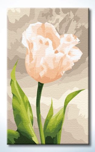 DiyOilPaintings Paintworks, Fragrance Pink Rose Paint By Number Kits, 11.8"x20