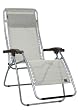 Lafuma RSX XL Mesh Recliner w/Wood Arm, Seigle