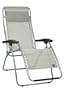 Lafuma RSX XL Mesh Recliner With Wood Arm, Seigle