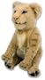 WoWWEe Alive Lion Cub Plush Robotic Toy In Tan