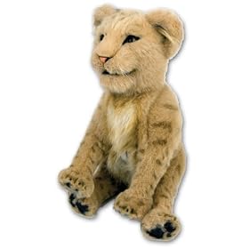WowWee Alive Lion Cub Plush Robotic Toy in Tan