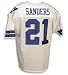 Deion Sanders Signed Dallas Cowboys t/b White Jersey