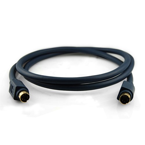 Cover image : 3 FT S-Video SVideo Cable Gold Male/Male Camcorder 3ft