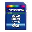 Transcend 4 GB Class 6 SDHC Flash Memory Card TS4GSDHC6