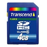 41TRslEC73L. SL160  Transcend   Flash memory card   4 GB   Class 6   SDHC