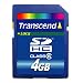 Transcend - Flash memory card - 4 GB - Class 6 - SDHC